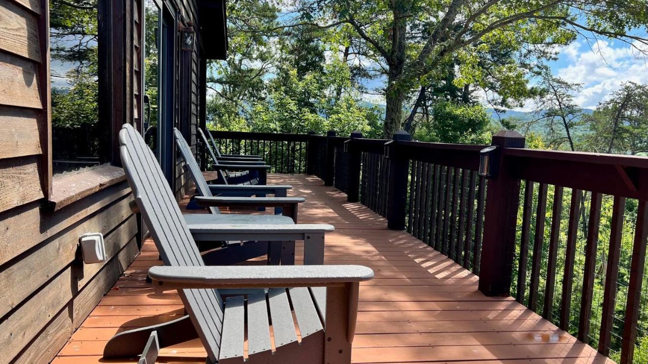 Mistletoe Cabin- Private Cabin W Views, Hottub, Pet Friendly Murphy Bagian luar foto