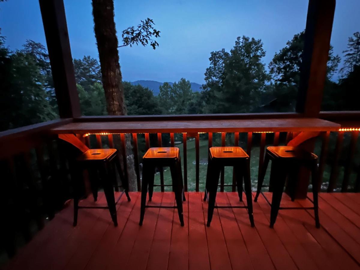 Mistletoe Cabin- Private Cabin W Views, Hottub, Pet Friendly Murphy Bagian luar foto