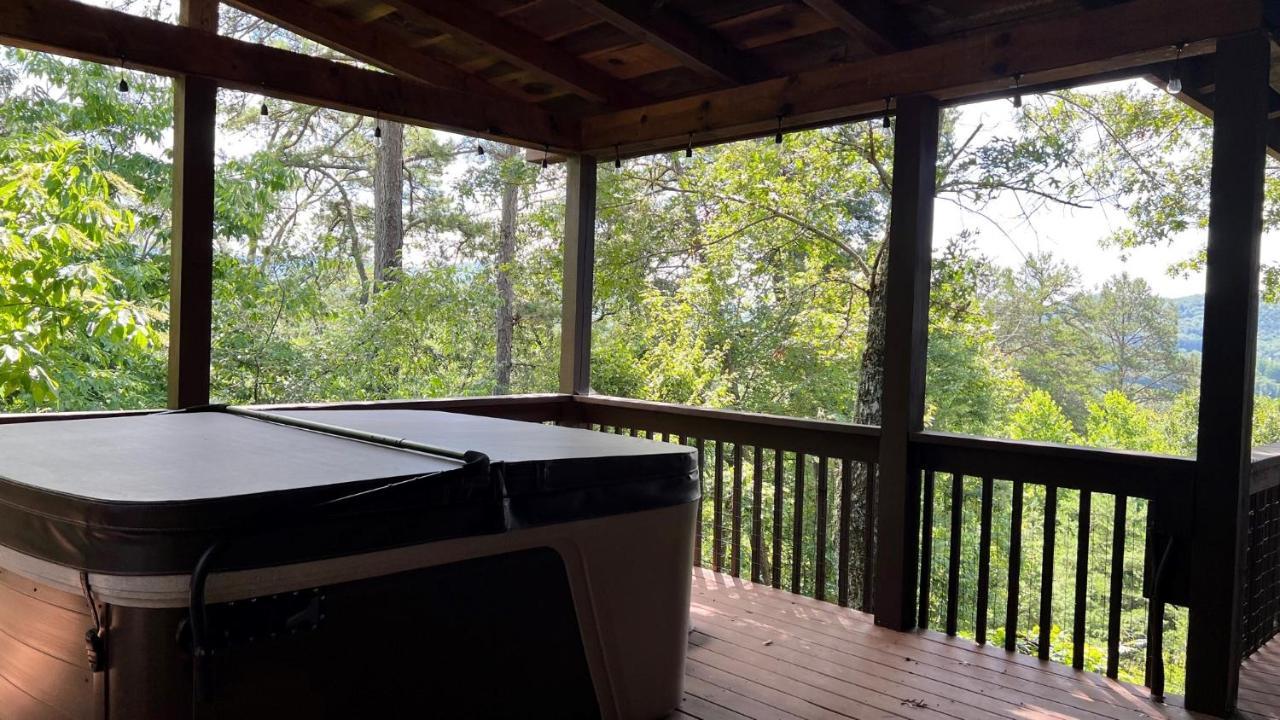 Mistletoe Cabin- Private Cabin W Views, Hottub, Pet Friendly Murphy Bagian luar foto