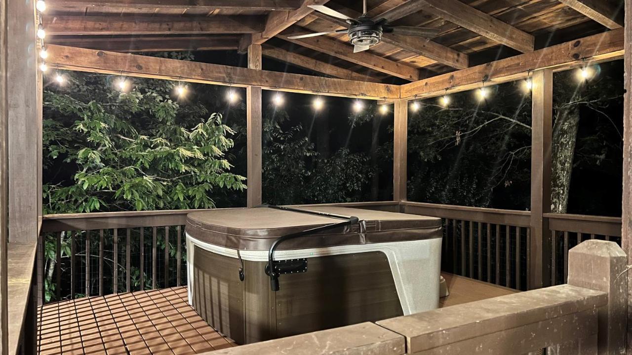 Mistletoe Cabin- Private Cabin W Views, Hottub, Pet Friendly Murphy Bagian luar foto